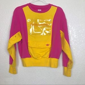 RARE Adidas 80s Vintage Europa Colorblock Utility Crewneck Pullover Sweatshirt